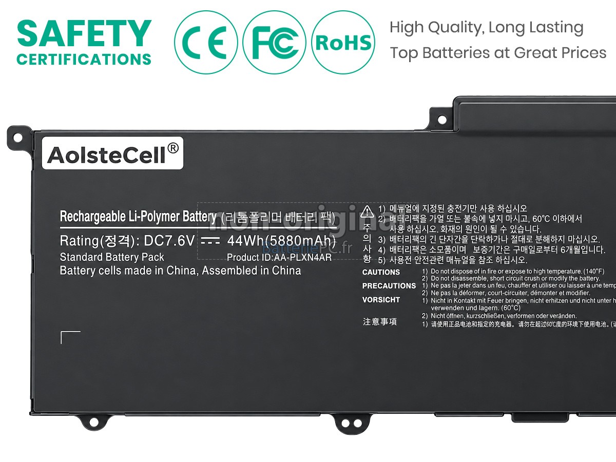 batterie pour Samsung NP900X3D-A04US