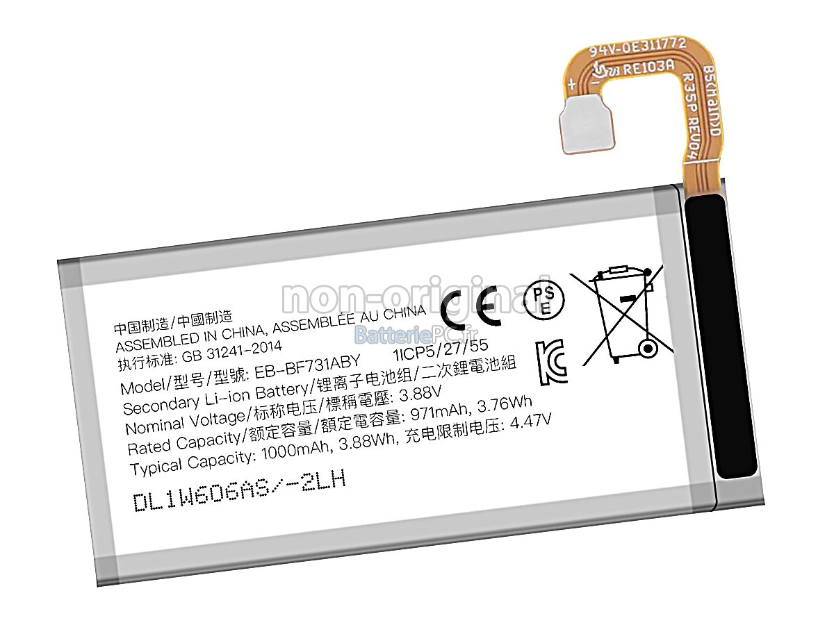 batterie pour Samsung EB-BF731ABY