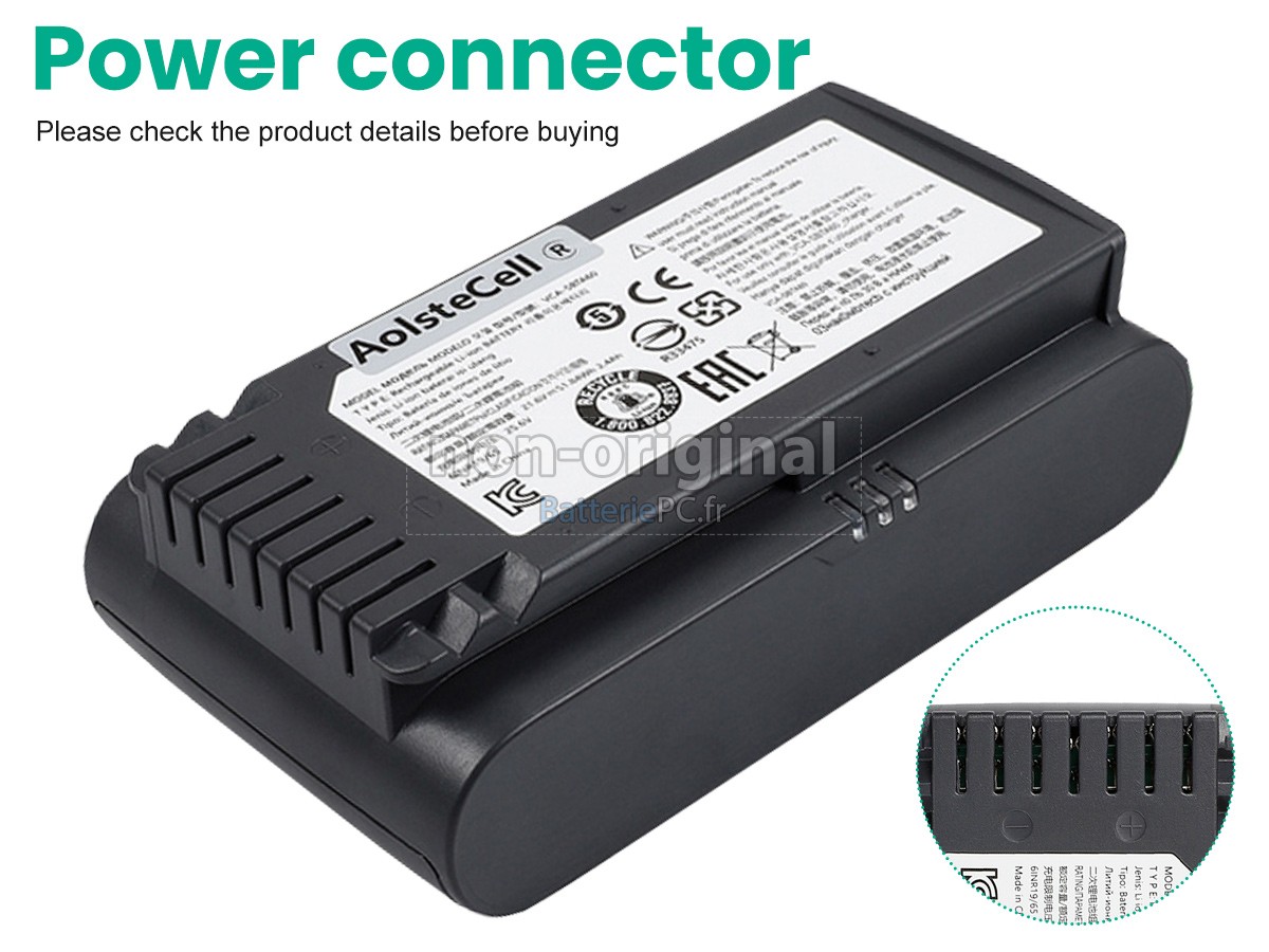 batterie pour Samsung VS20T7511T5/AA