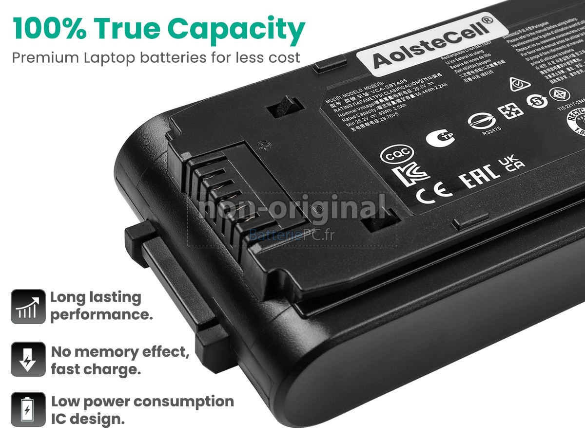 batterie pour Samsung VS20A9580VW/AA