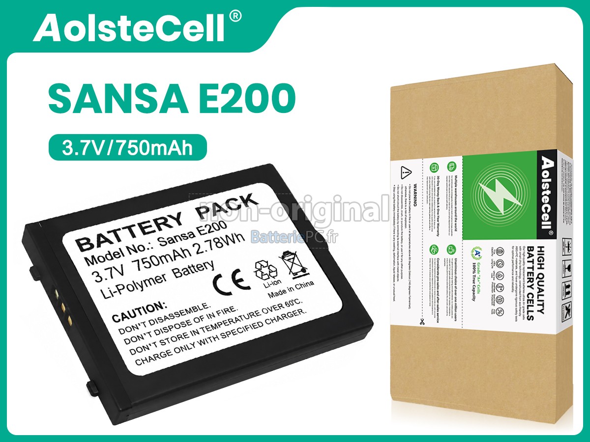 batterie pour SanDisk SANSA E200