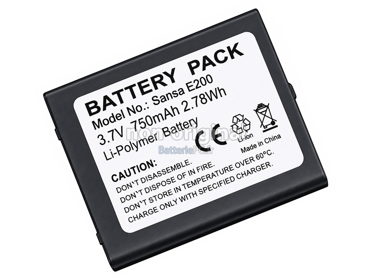 batterie pour SanDisk SANSA E200