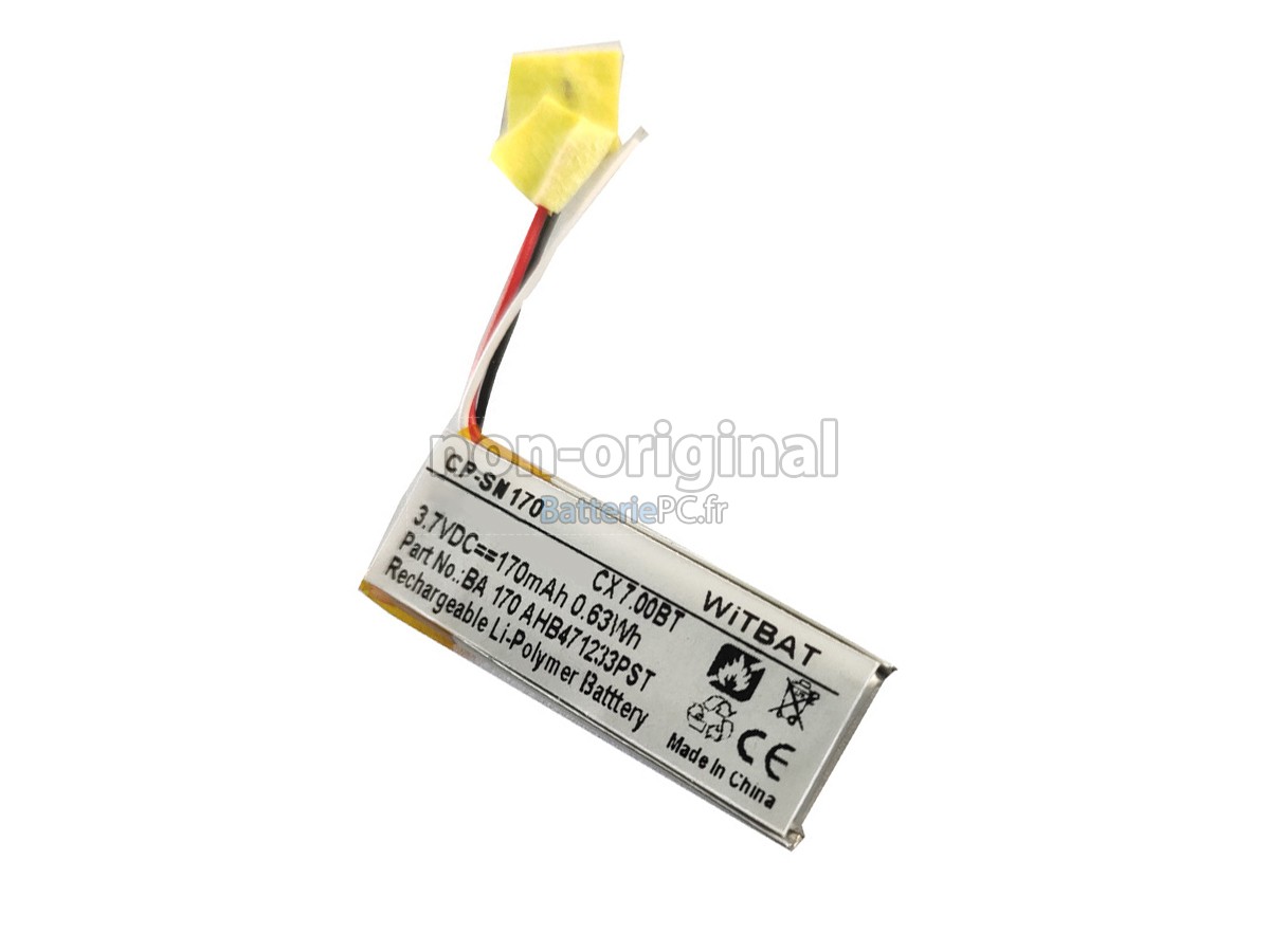 batterie pour Sennheiser BA 170