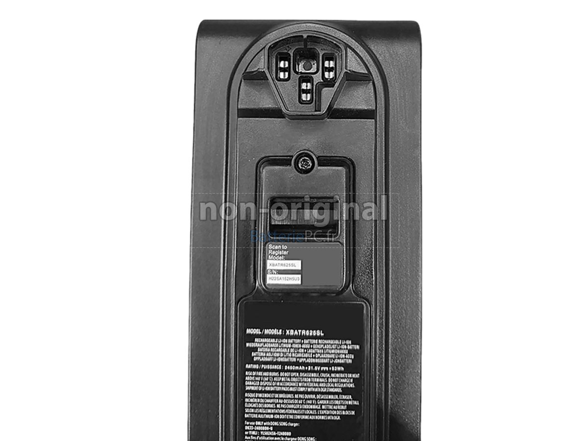 batterie pour Shark XBATR625SLEU