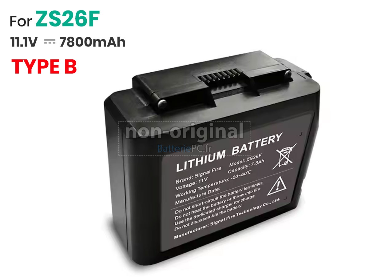 batterie pour Signal Fire ZS26F
