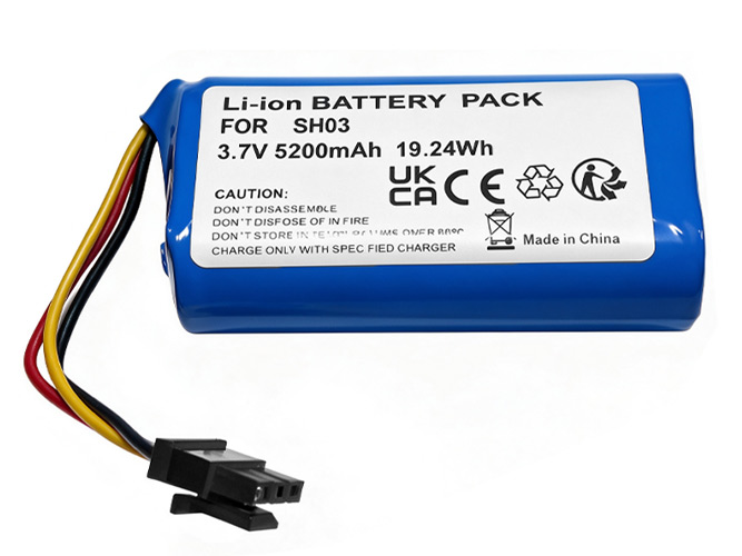 Batterie compatible pour Simplehuman Mirror SH1S2P