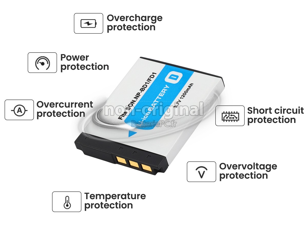 batterie pour Sony NP-BD1