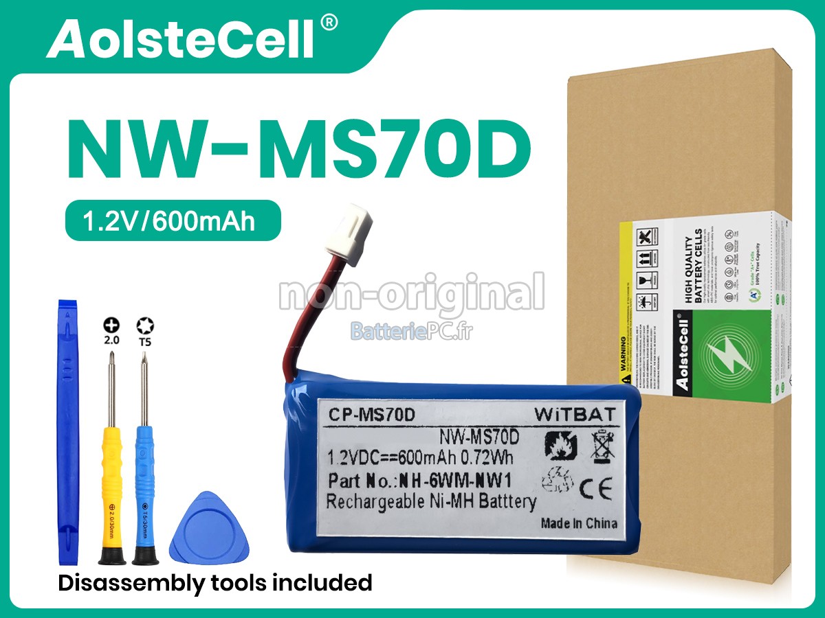 batterie pour Sony NW-MS90D