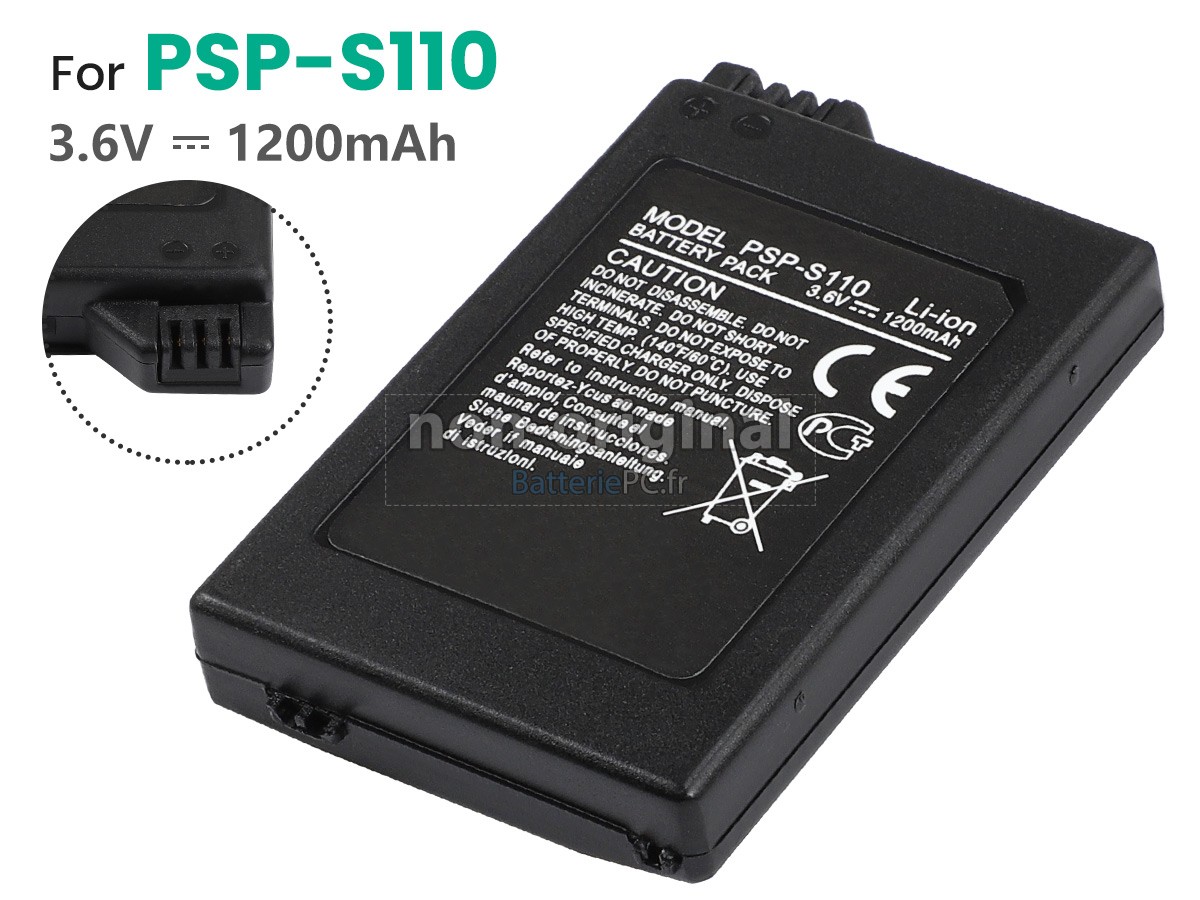batterie pour Sony PSP-3008