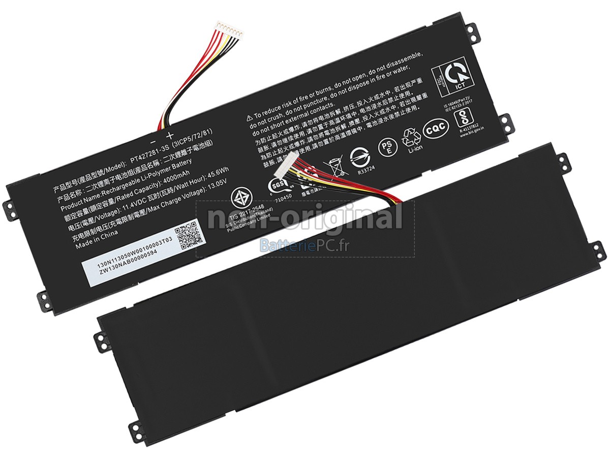 batterie pour Sony PT427281-3S