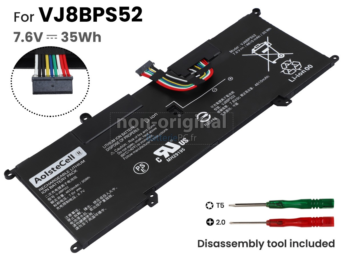 batterie pour Sony VJS14190511B