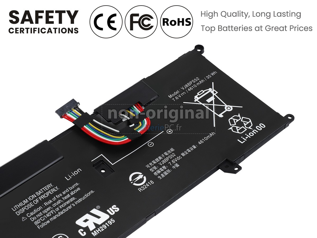 batterie pour Sony VJS14190511B