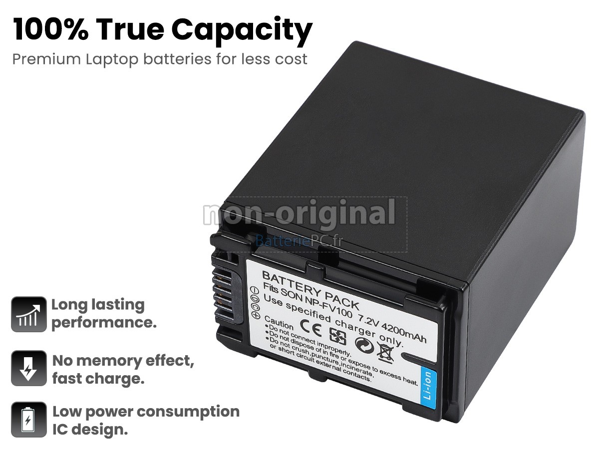 batterie pour Sony DCR-DVD202E