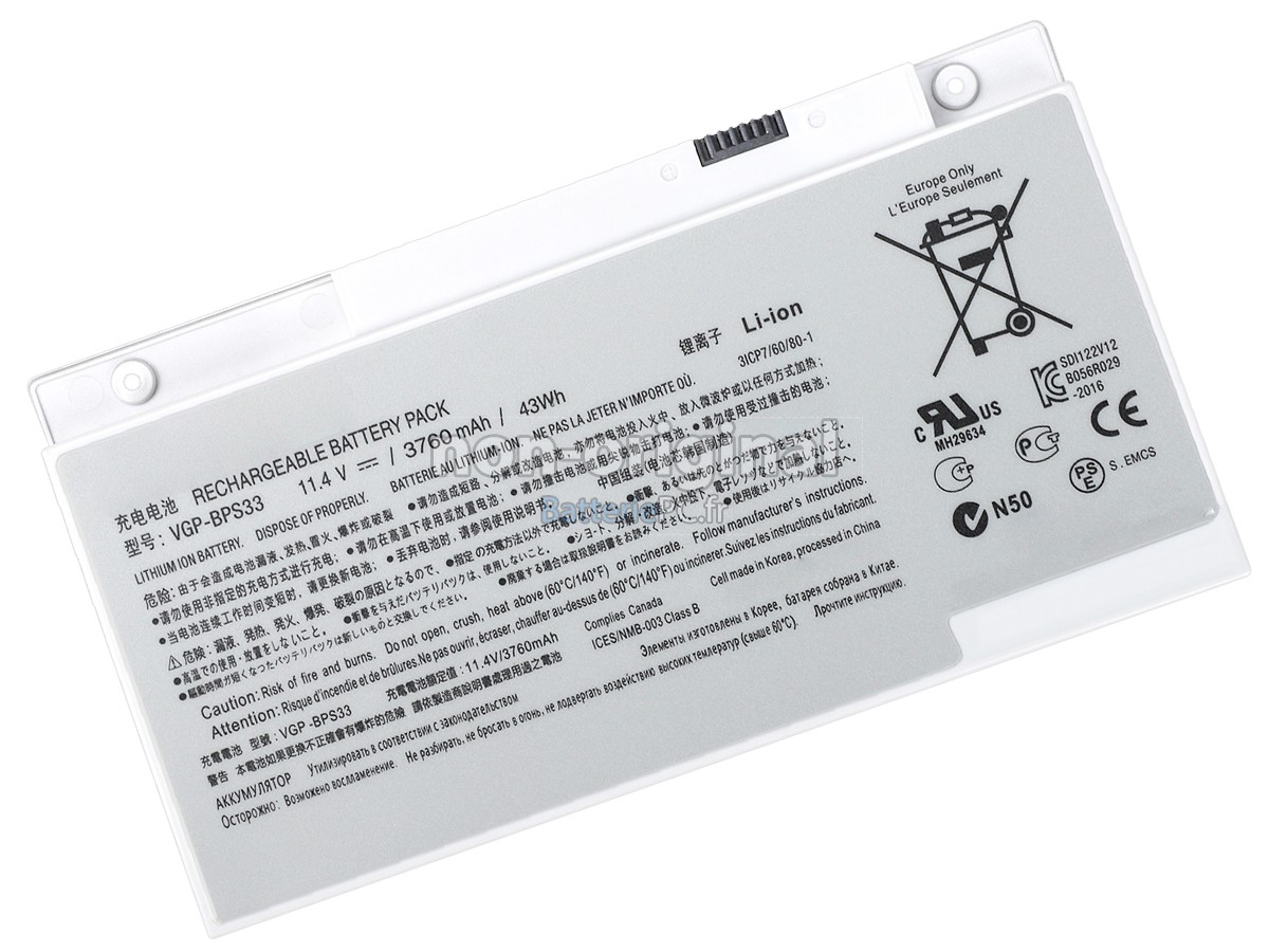 batterie pour Sony VAIO SVT14122CXS