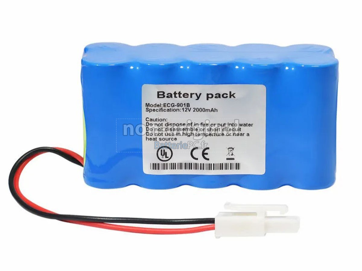 batterie pour SPRING ECG-901B