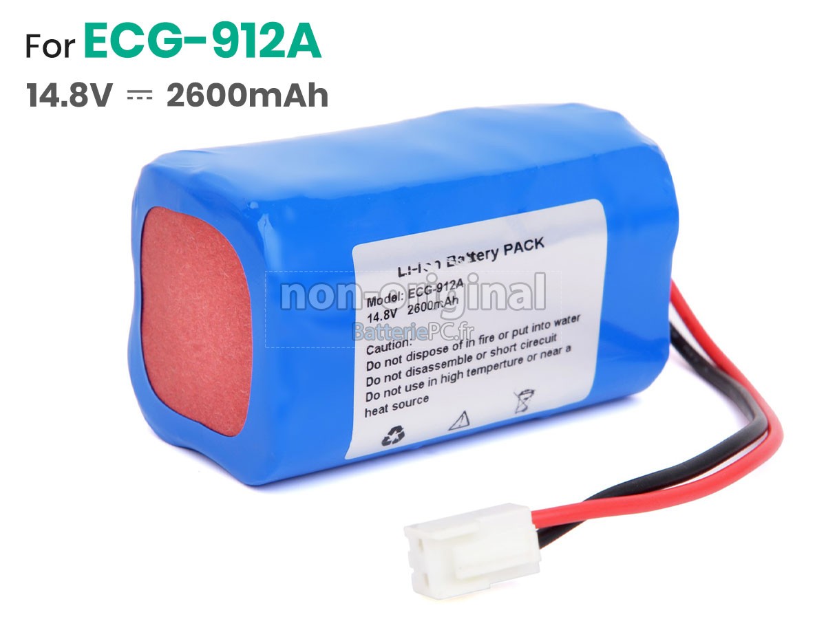 batterie pour SPRING ECG-912A