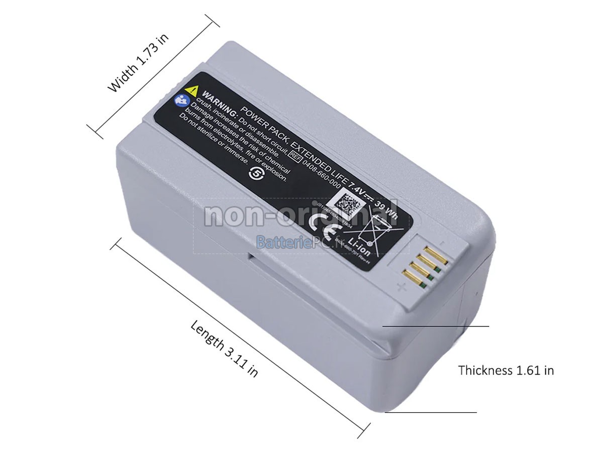 batterie pour Stryker 0408-660-000