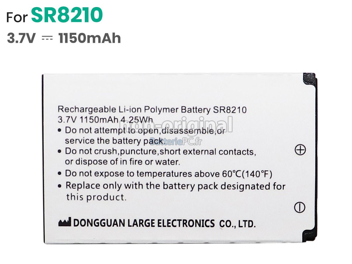 batterie pour Sunray SRF618A