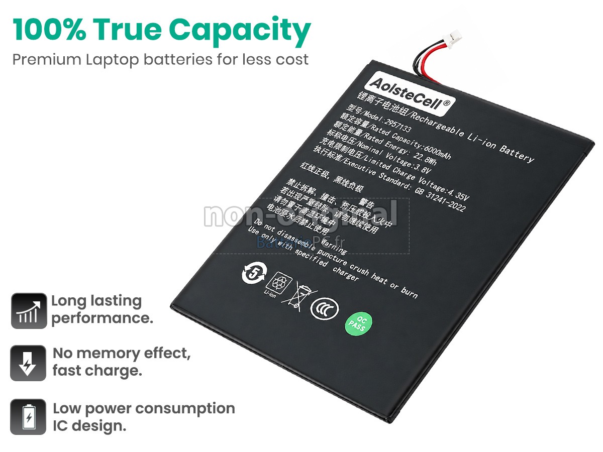 batterie pour Teclast 2957133
