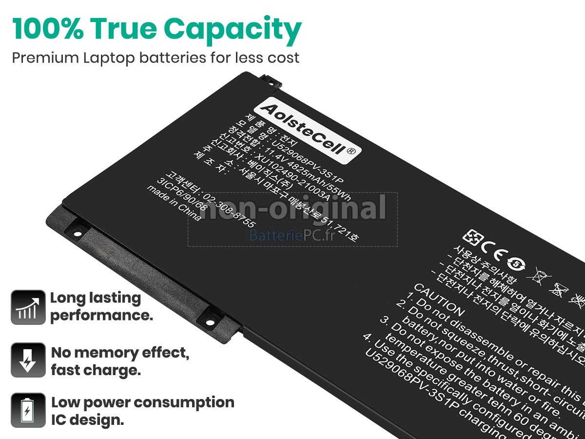 batterie pour Teclast U529068PV-3S1P