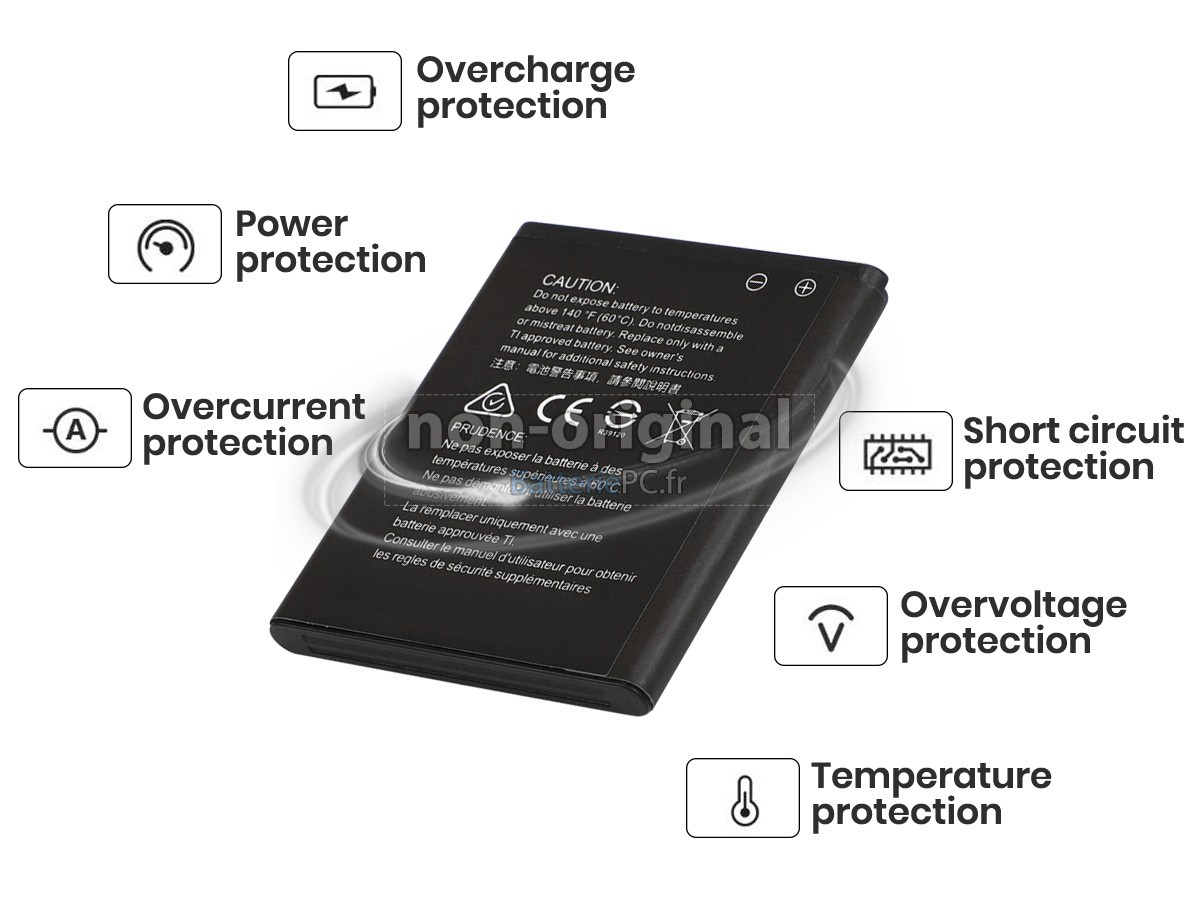 batterie pour Texas Instruments 3.7L1200SP