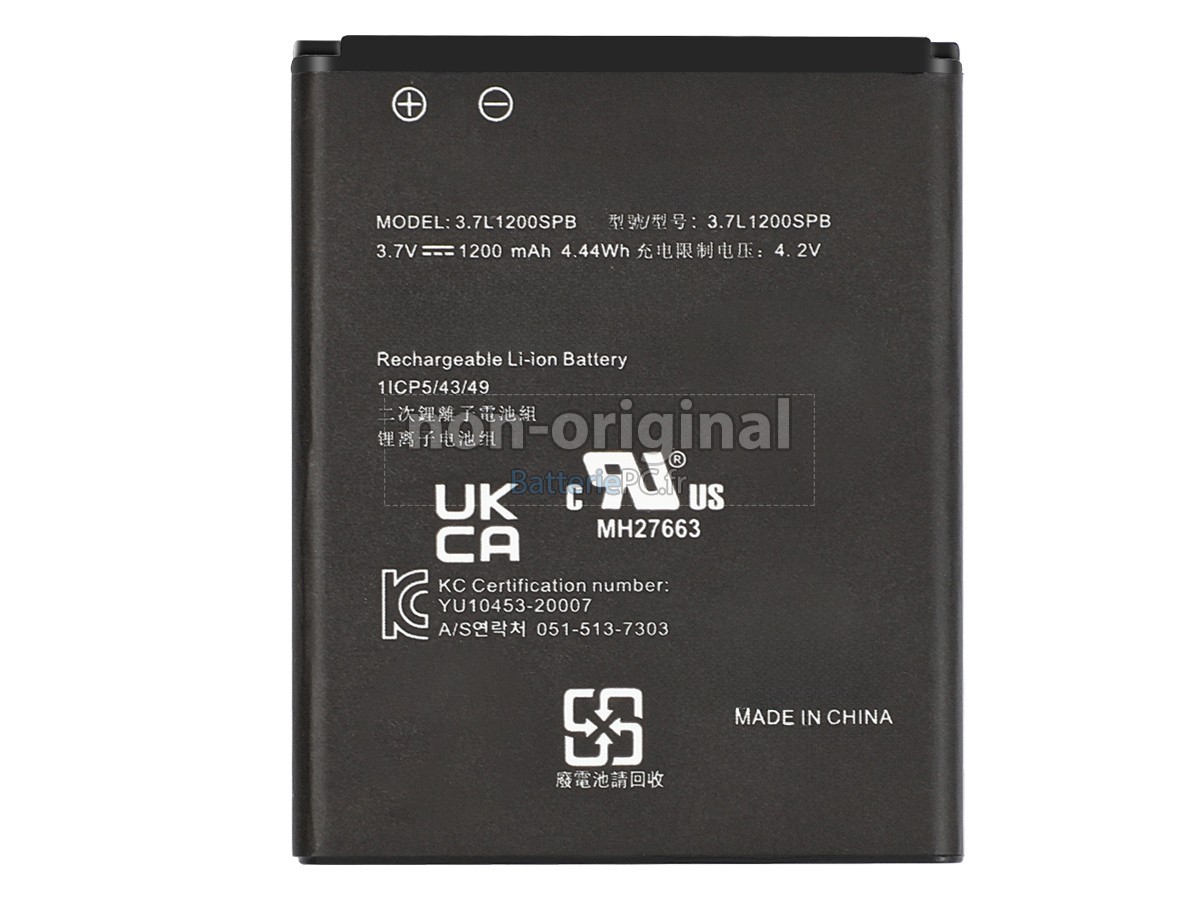 batterie pour Texas Instruments 3.7L1200SP