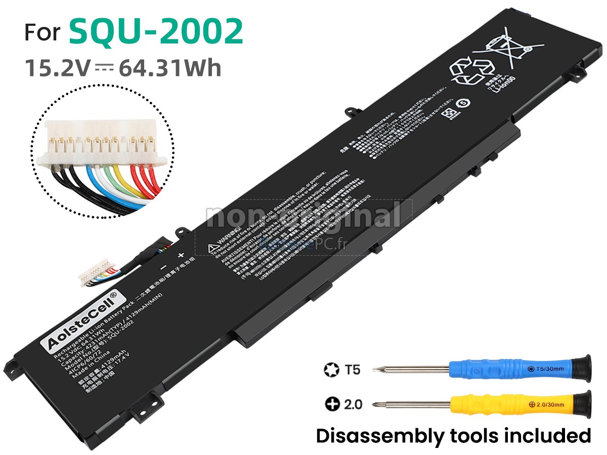 batterie pour Thunderobot SQU-2002(4ICP6/60/72)