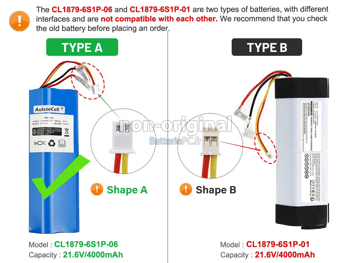 batterie pour Tineco IFLOOR 3