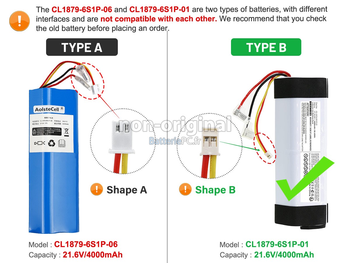 batterie pour Tineco IFLOOR 3