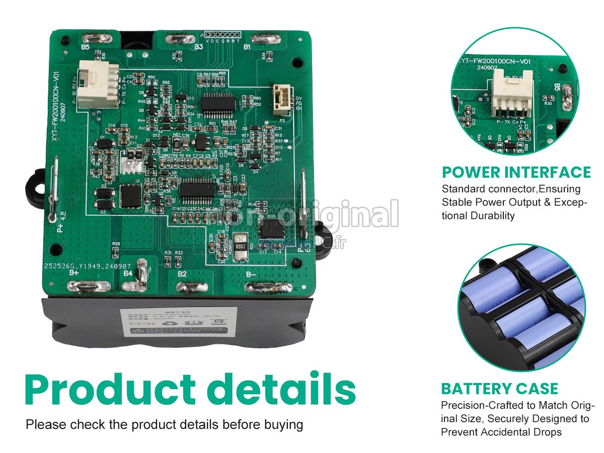 batterie pour Tineco FLOOR ONE S5 PRO 2