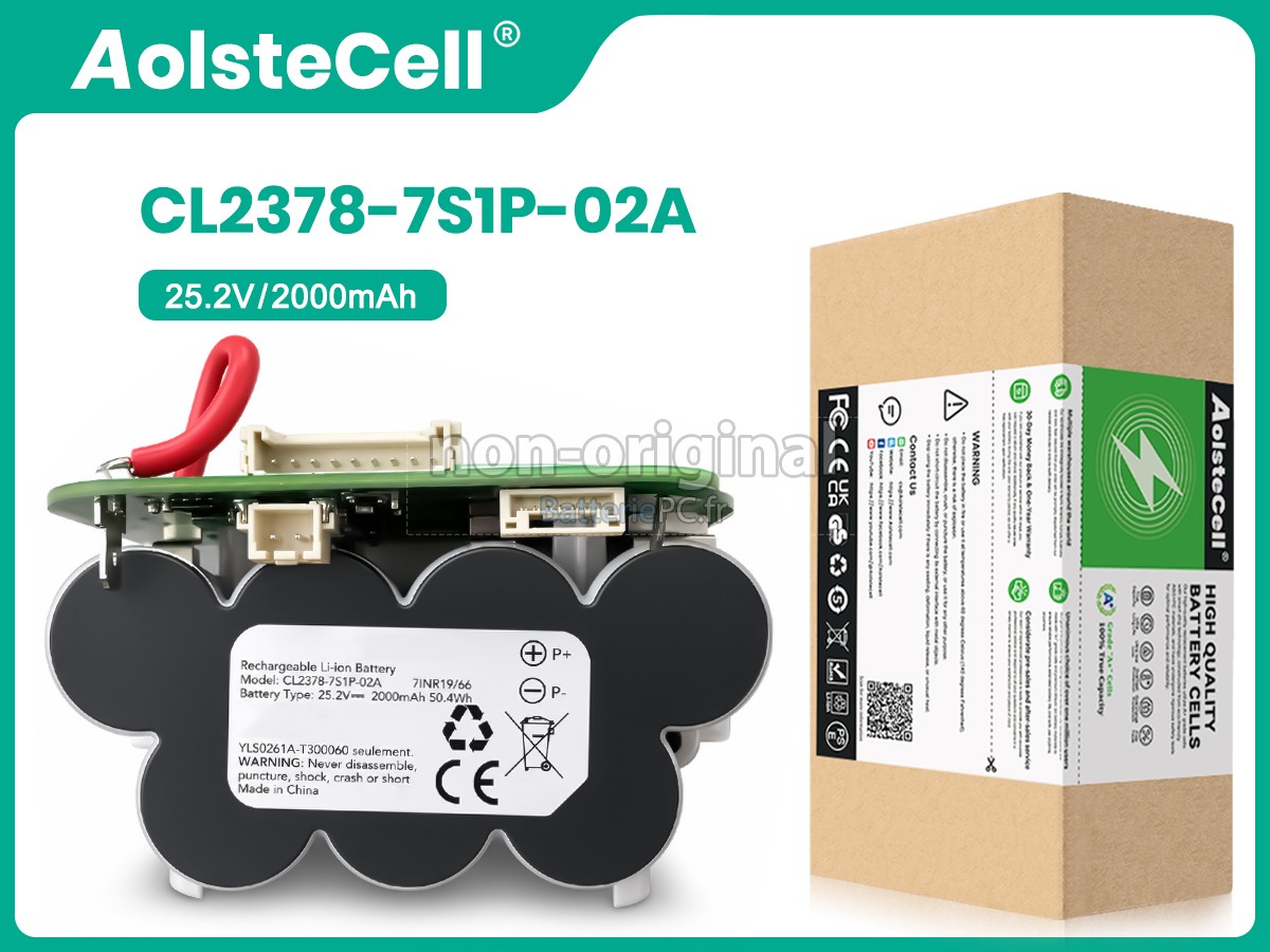 batterie pour Tineco CL2378-7S1P-02A