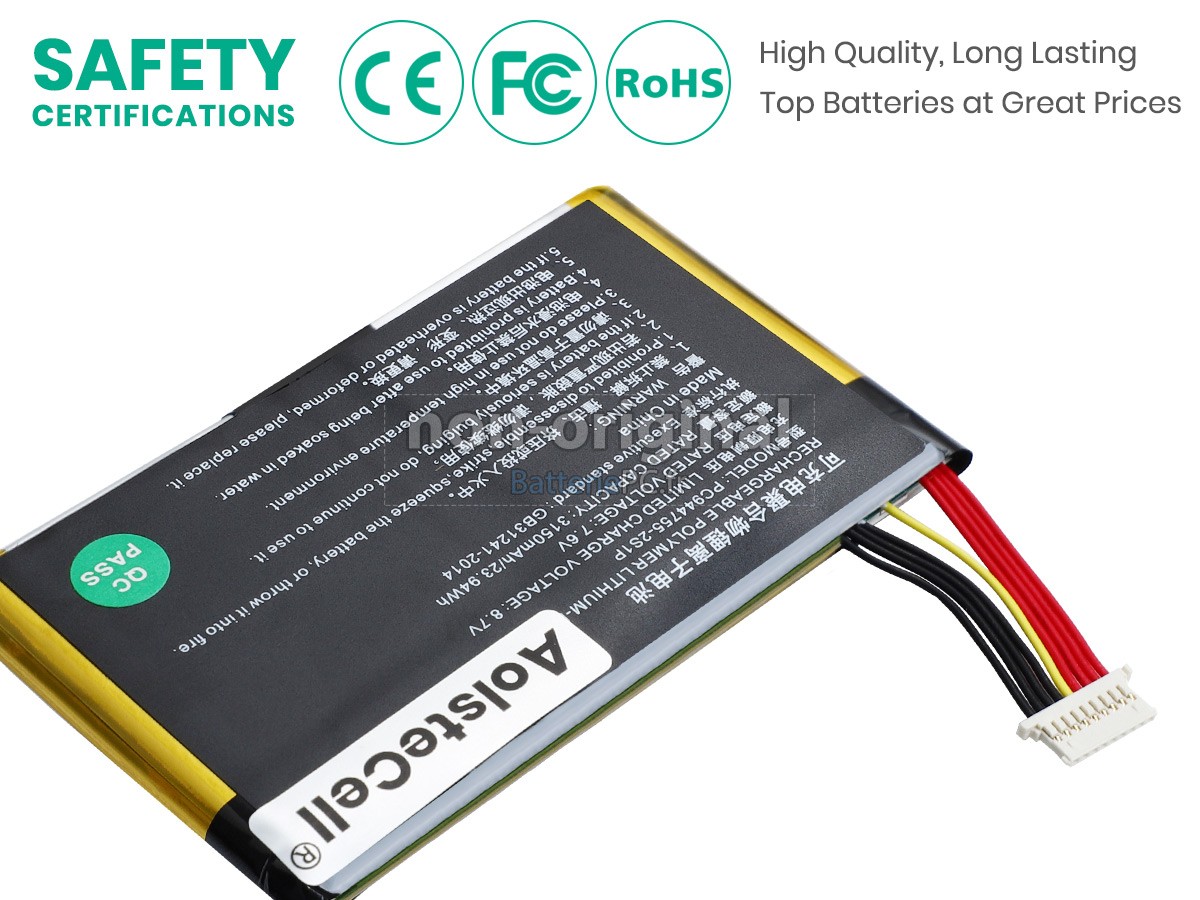 batterie pour Topdon PC944755-2S1P