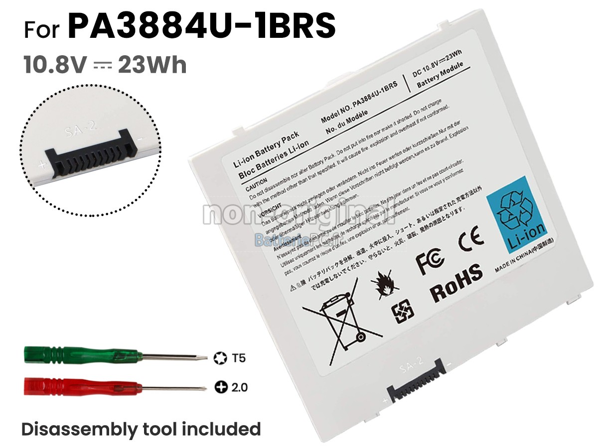 batterie pour Toshiba PA3884U