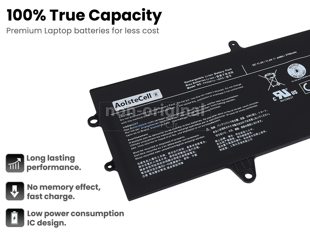 batterie pour Toshiba Portege X20W-E