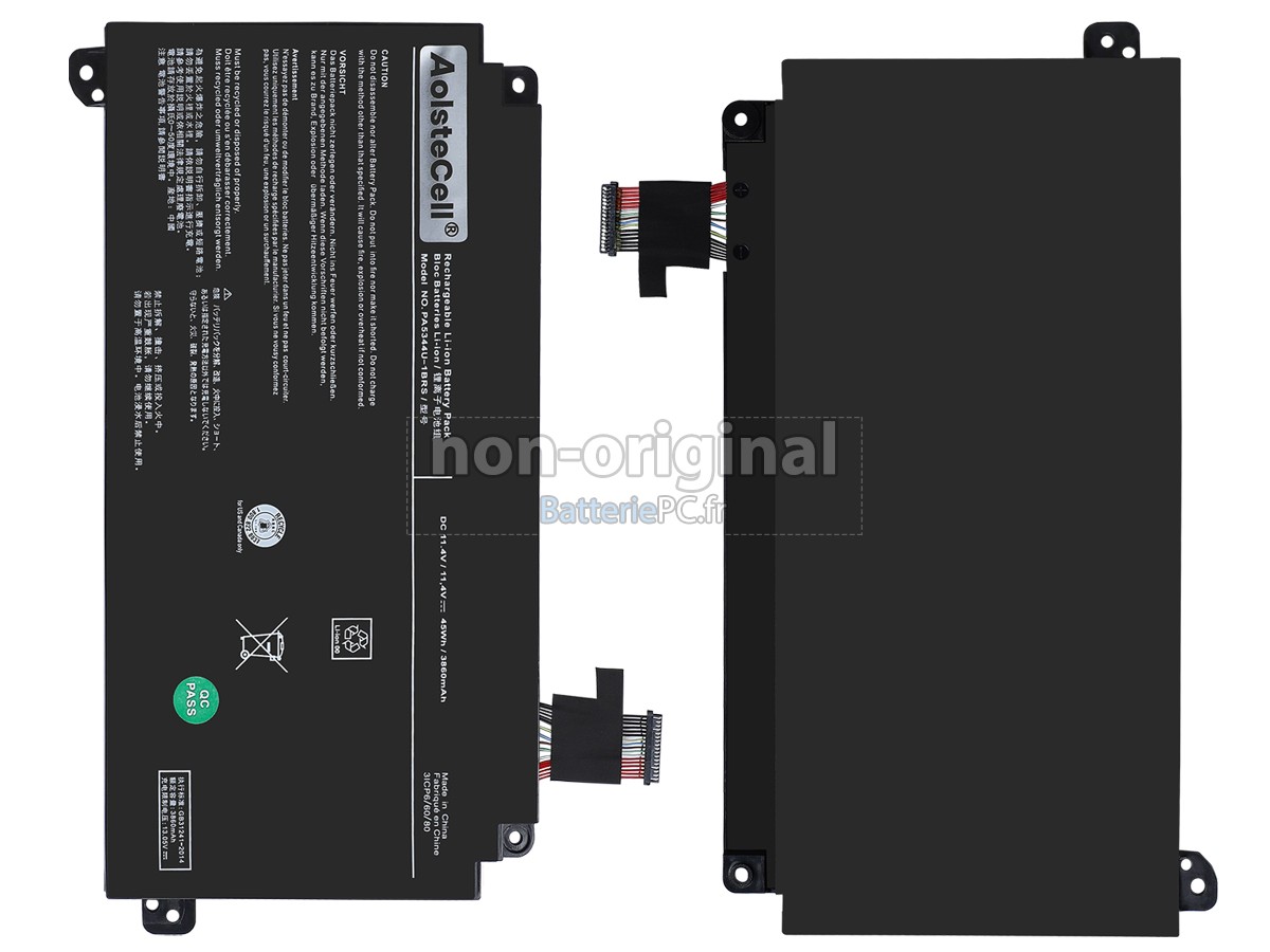 batterie pour Toshiba PA5344U-1BRS
