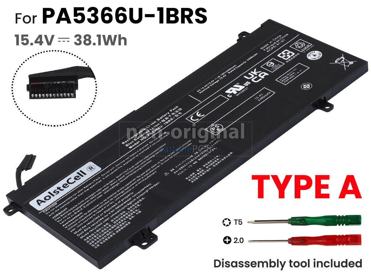 batterie pour Toshiba PA5368U-1BRS