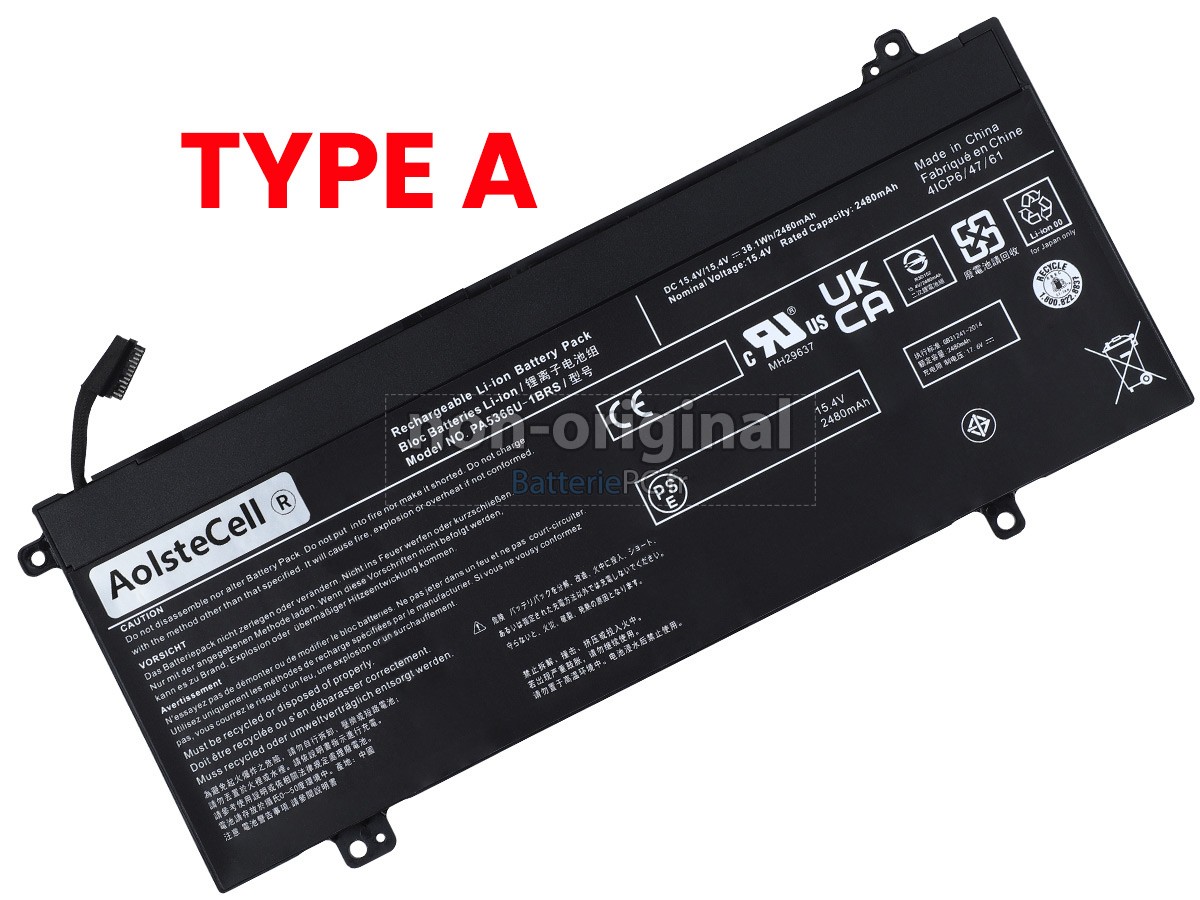 batterie pour Toshiba PA5368U-1BRS