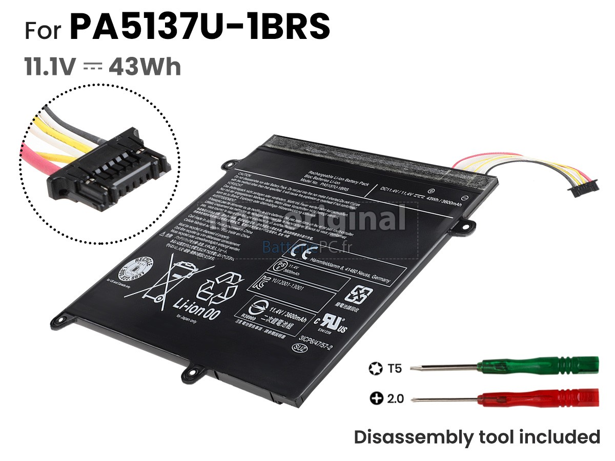 batterie pour Toshiba PA5137U-1BRS