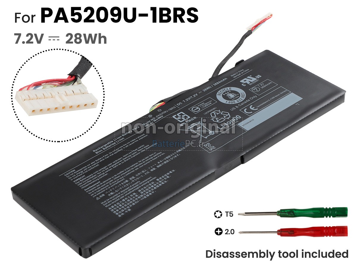 batterie pour Toshiba Satellite L15W-B1120