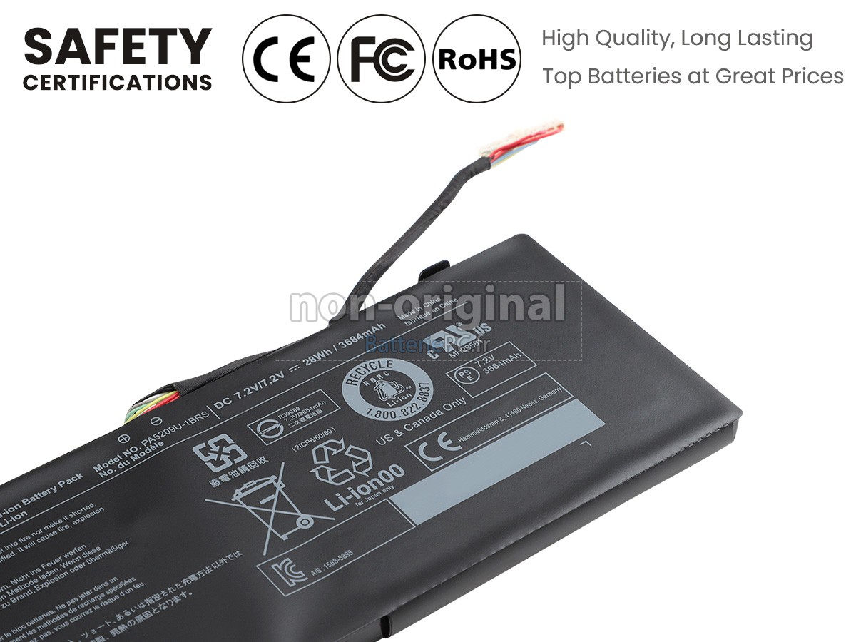 batterie pour Toshiba Satellite L15W-B1120