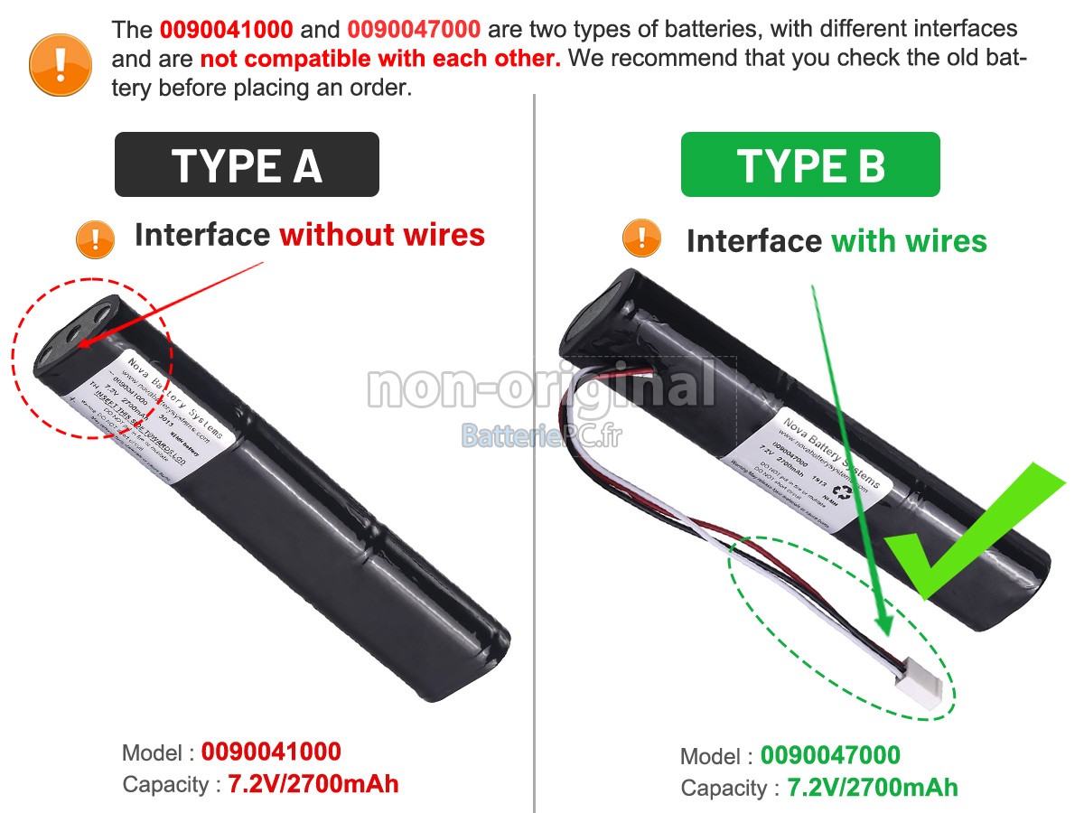 batterie pour Trilithic FIELD ANALYZER
