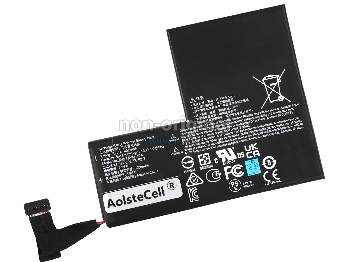 batterie pour Valve F7A