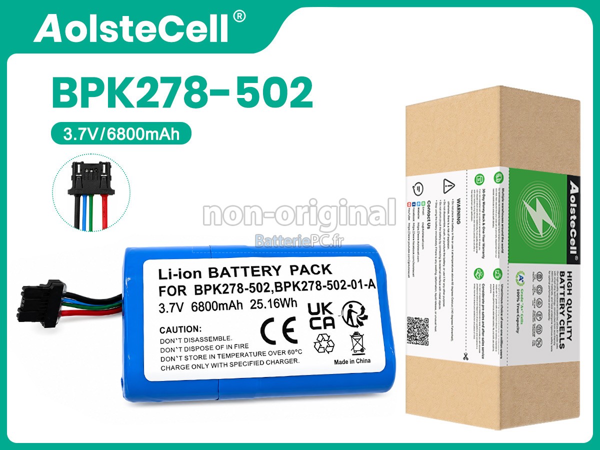 batterie pour Verifone BPK278-502-01-A