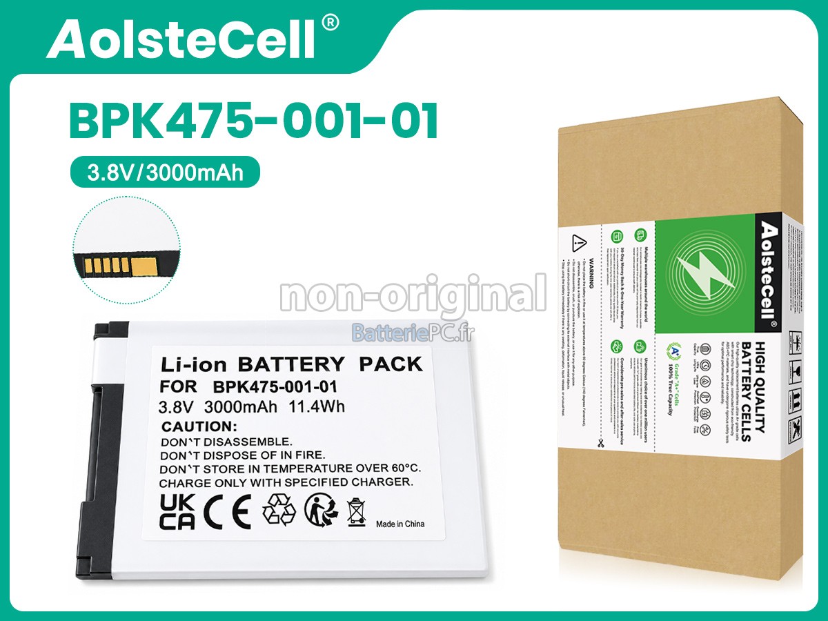 batterie pour Verifone BPK475-001-01-A