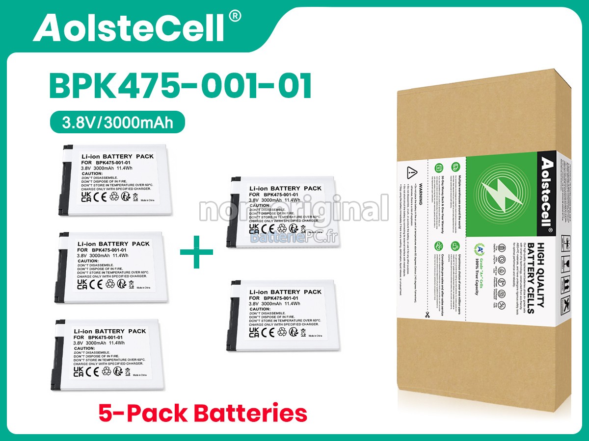 batterie pour Verifone BPK475-001-01-A