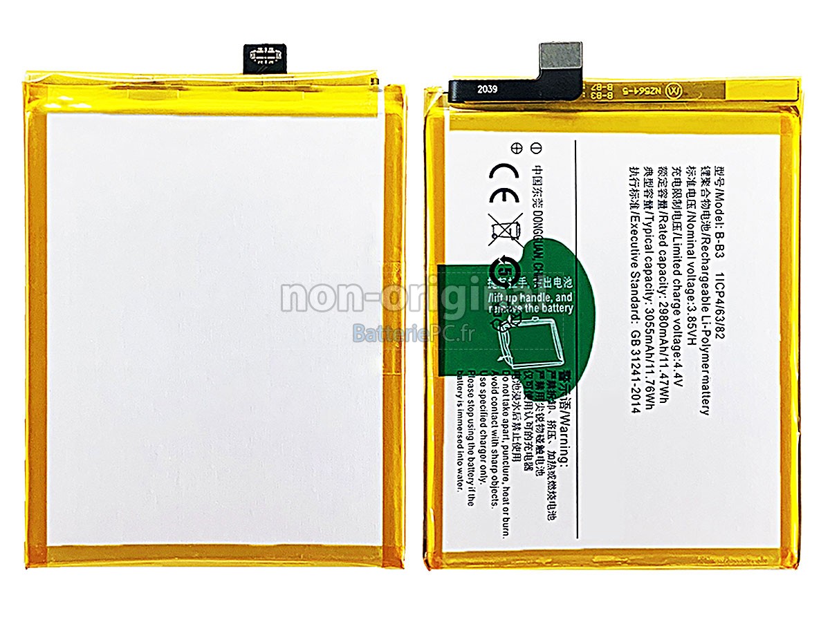 batterie pour Vivo X9