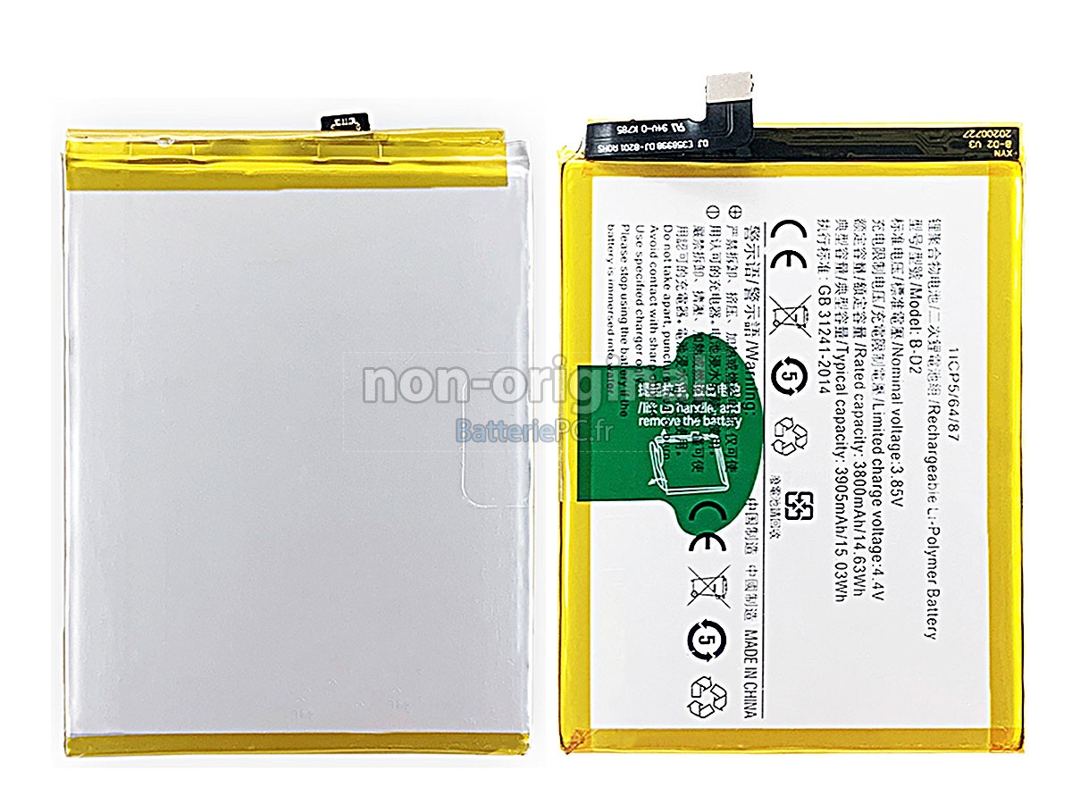 batterie pour Vivo X20 PLUS