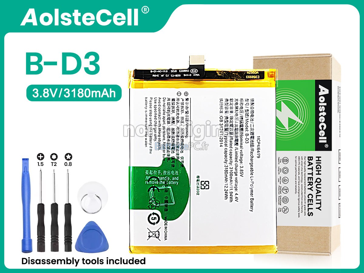 batterie pour Vivo B-D3