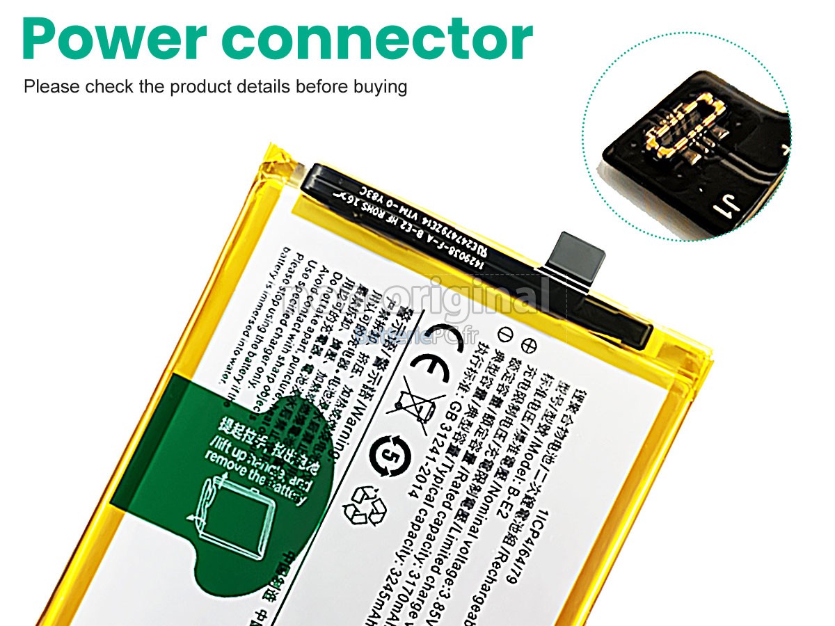 batterie pour Vivo X21I