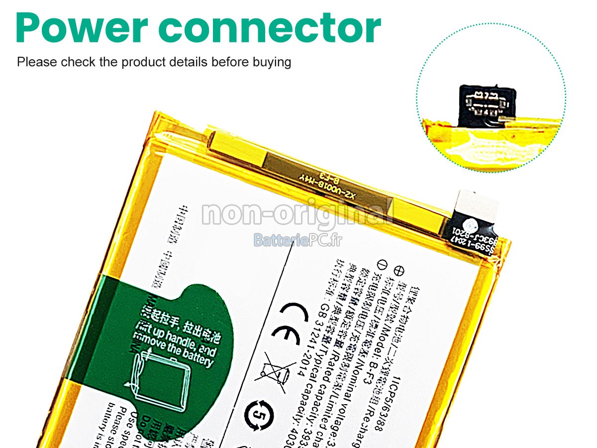 batterie pour Vivo Y91